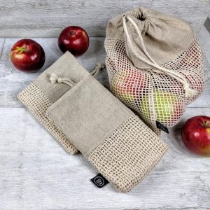 Sac à fruits et légumes en filet réutilisable