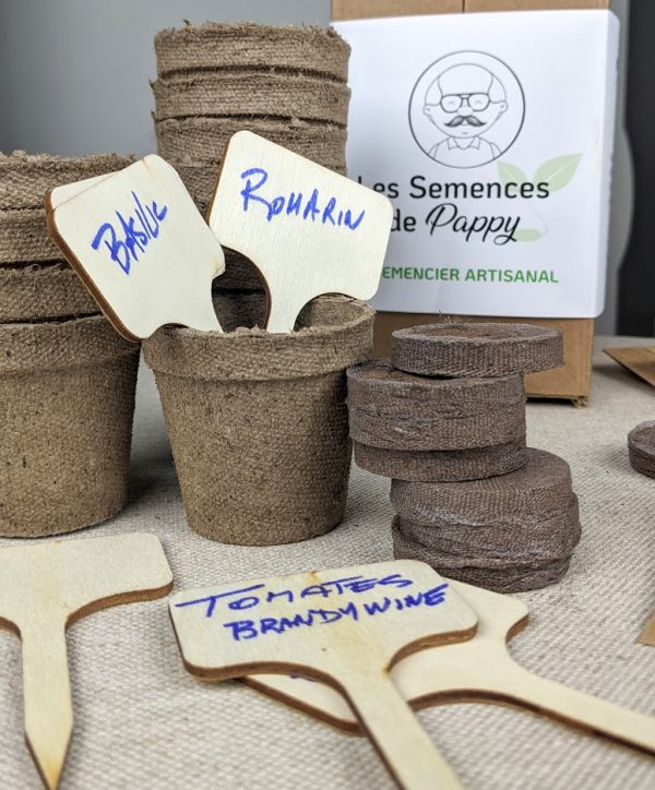 Etiquettes bambou pour identifier vos semis et plantes