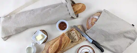 Sac de transport pour le pain baguette et le sac de conservation pour le pain miche - Sac en Vrac-Confectionnés au Québec