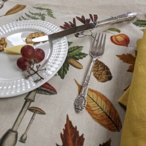 Napperons de table avec motif automnale, confectionnés au Québec, art de la table, Sac en vrac