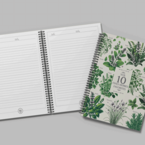 CAHIER DE NOTES COLLECTION FINES HERBES - GRAND CAHIER - SAC EN VRAC - PAPETERIE